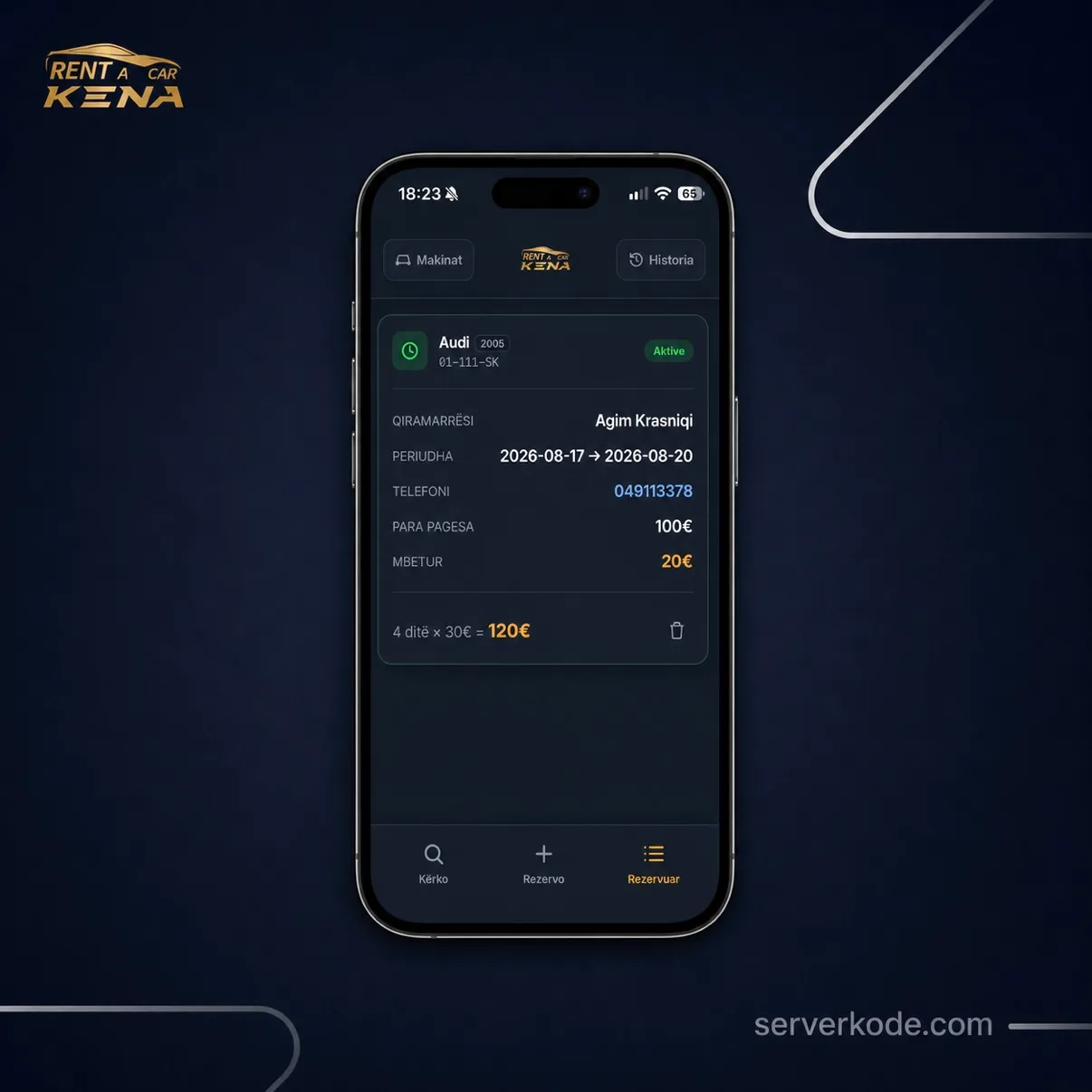 Rental System — Payments